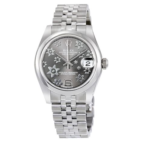 rolex datejust watch 178240|rolex floral dial.